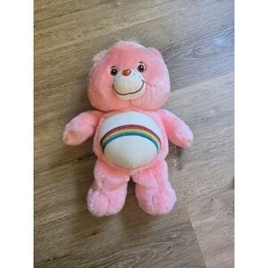 Care Bears Cheer Bear Glow-A-Lot 2006 Pink Glow-in-the-Dark Plush